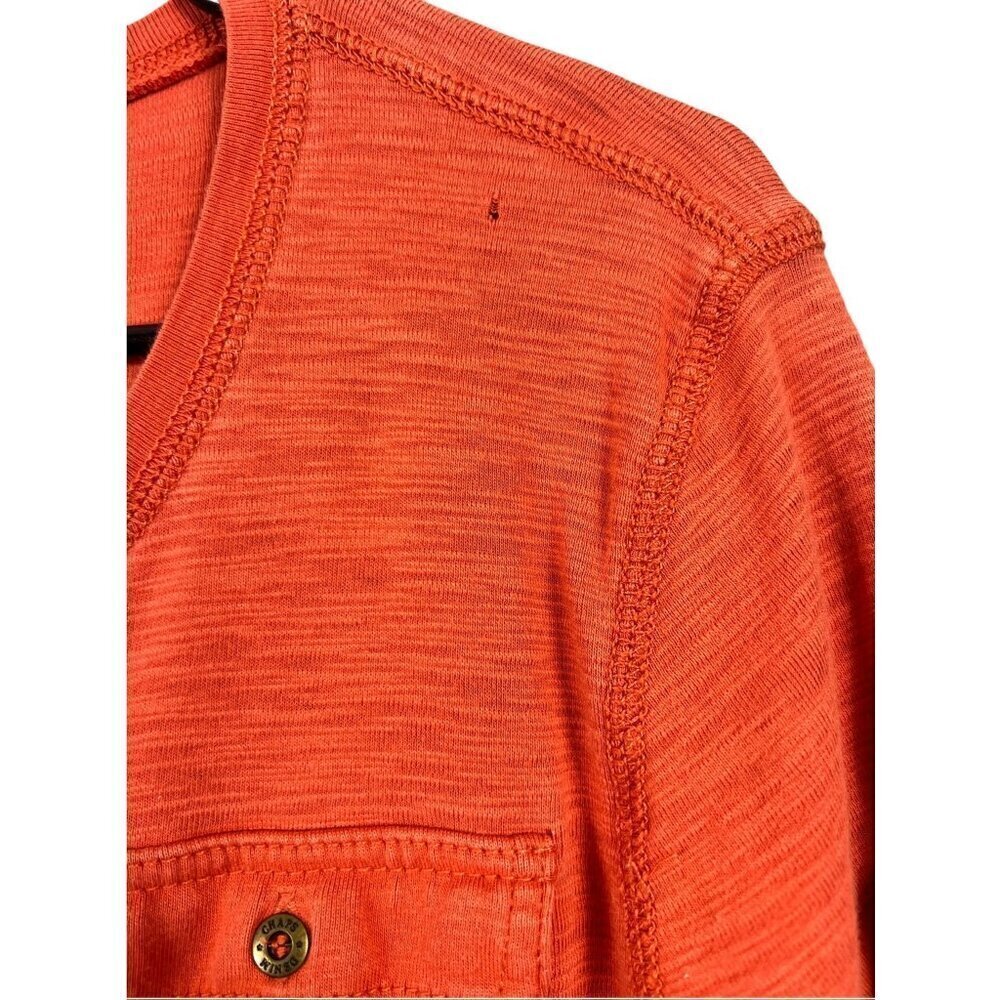 Chaps Women's Orange Short Sleeve Top - Picture 6 of 6